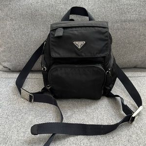 Prada mini nylon backpack